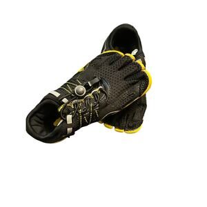 Fila Kids Skele-Toes EZ Slide Minimalist Water Shoes - Black/Yellow - Size 1